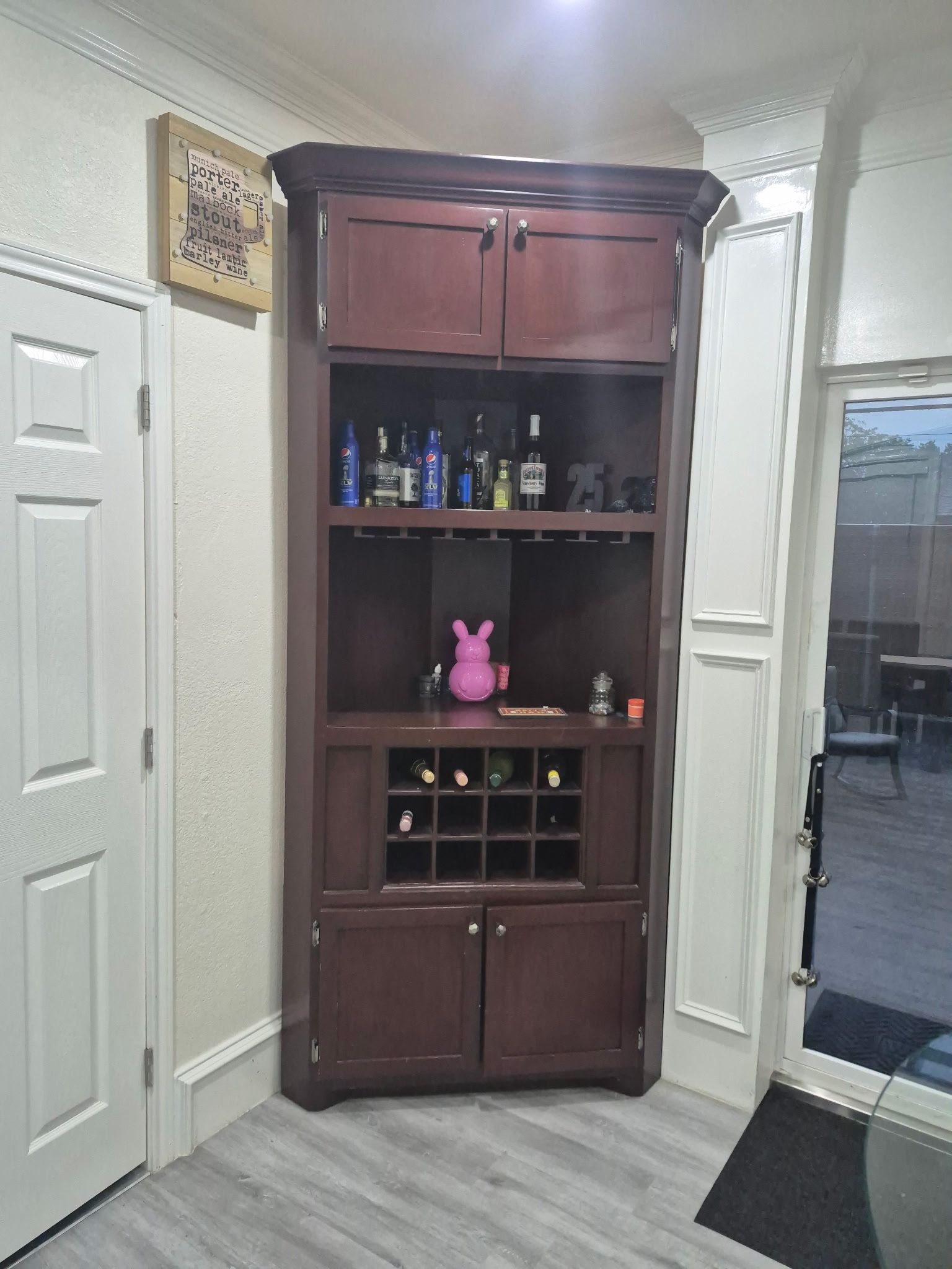 Bar Corner Cabinet