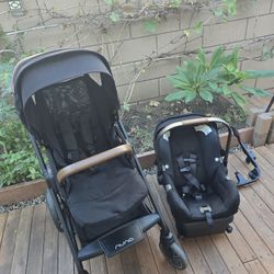 Nuna stroller infant car seat travel system combo. Great Condition. 