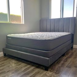 Queen Size Bed Frame With Mattress Included 