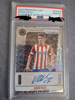 Flashback Auto-Velocity David Villa PSA 10