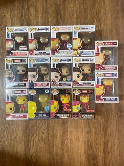 iron man funko pop lot