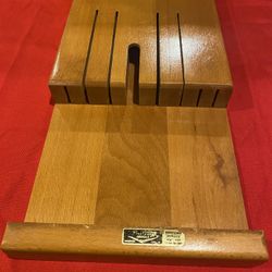 Vintage Fleetwood knife block
