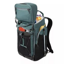 Insulated Compartment Backpack Cooler Cans Beach Camping Hiking Picnic Equipment