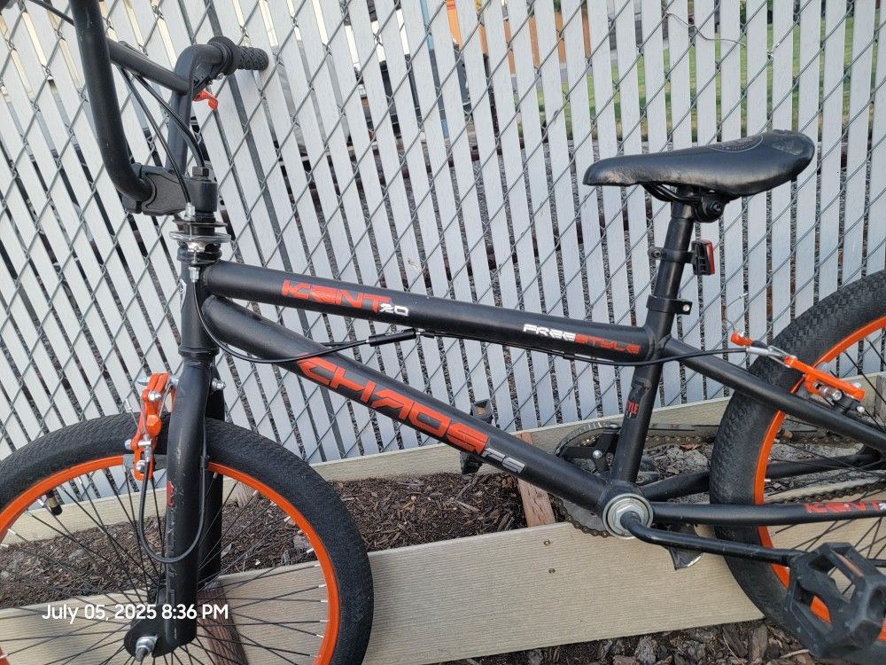 Kent Chaos 20" BMX Freestyle Bike.