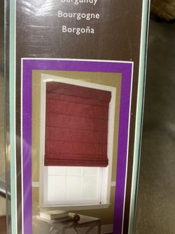 Roman Shade 36” X 72” Curtain