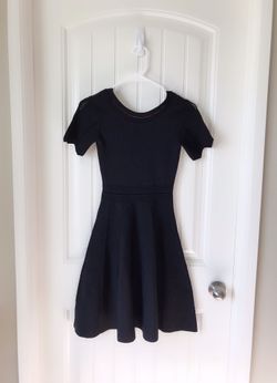 Women Black Cut Off Shoulder Dress