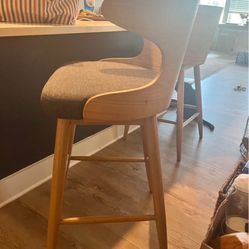WEST ELM Countertop Stools (2 Chairs)