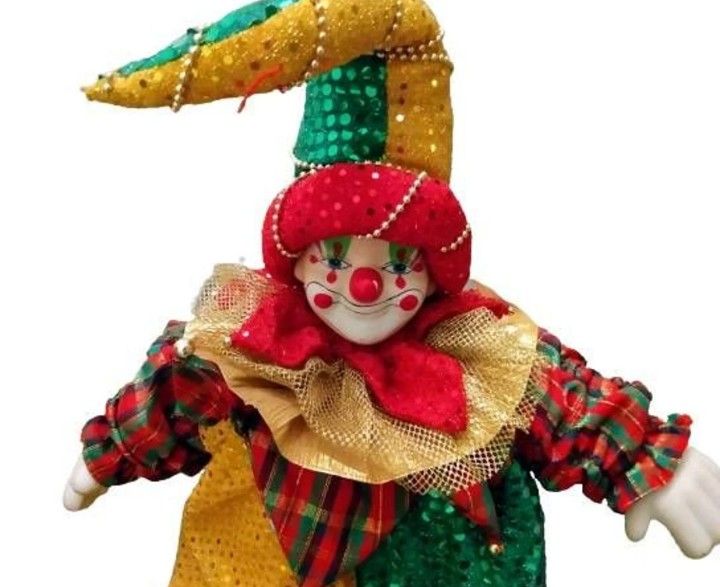17" Vintage Circus Clown