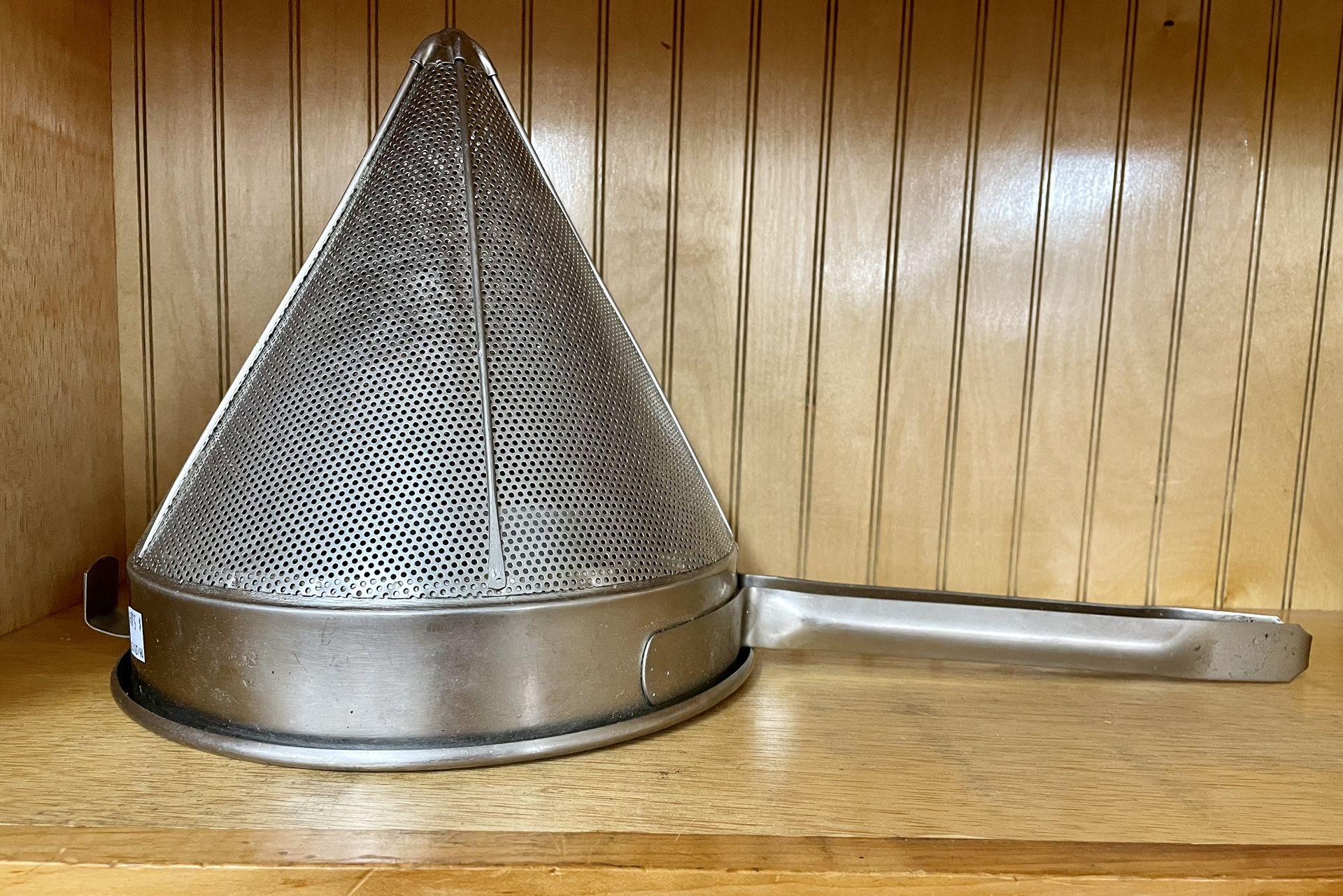 Vintage Wear-Ever Aluminum Cone Sieve Strainer Handle Funnel Home Canning Jelly