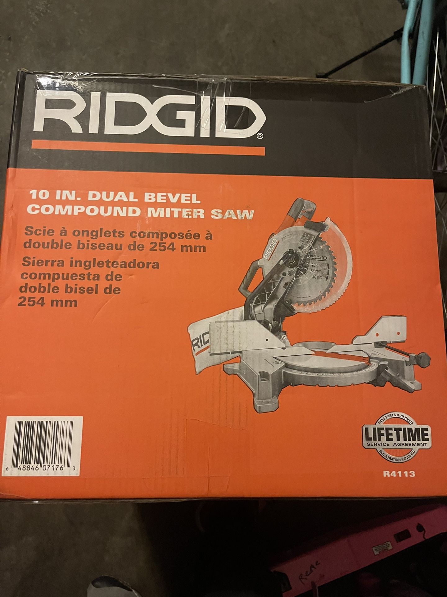 Ridgid 10in. Dual Bevel Miter Saw