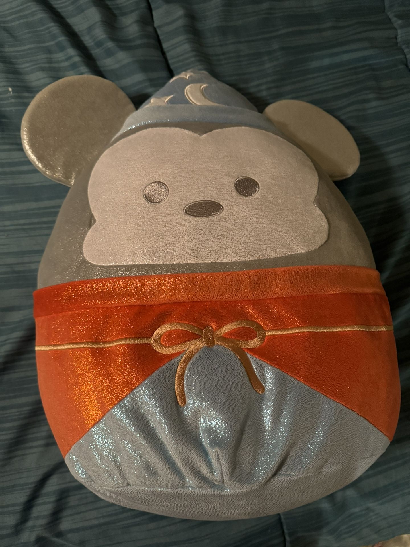 Disney 100 Years Sorcerer Mickey Mouse Large 17” Sparkly Squishmallow Plush