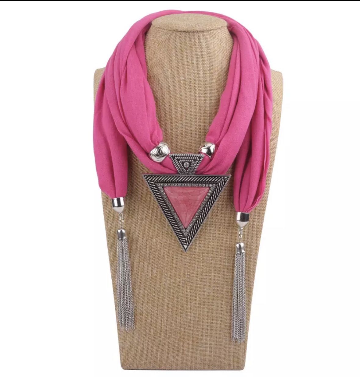 Various scarf necklace pendants