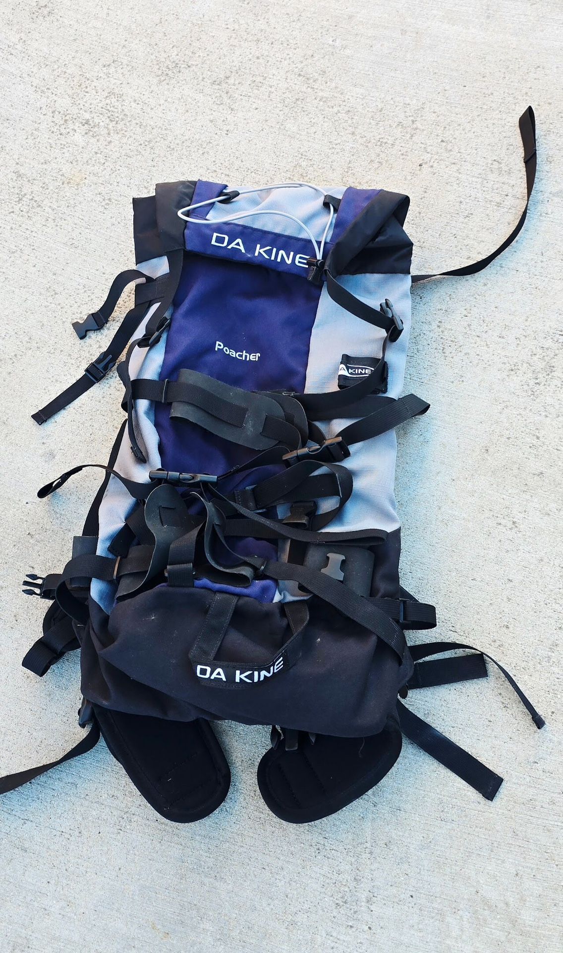 Hiking Backpack Dakine Poacher Touring Pack Large Navy Blue