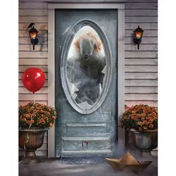 Pennywise Halloween Door Cover 
