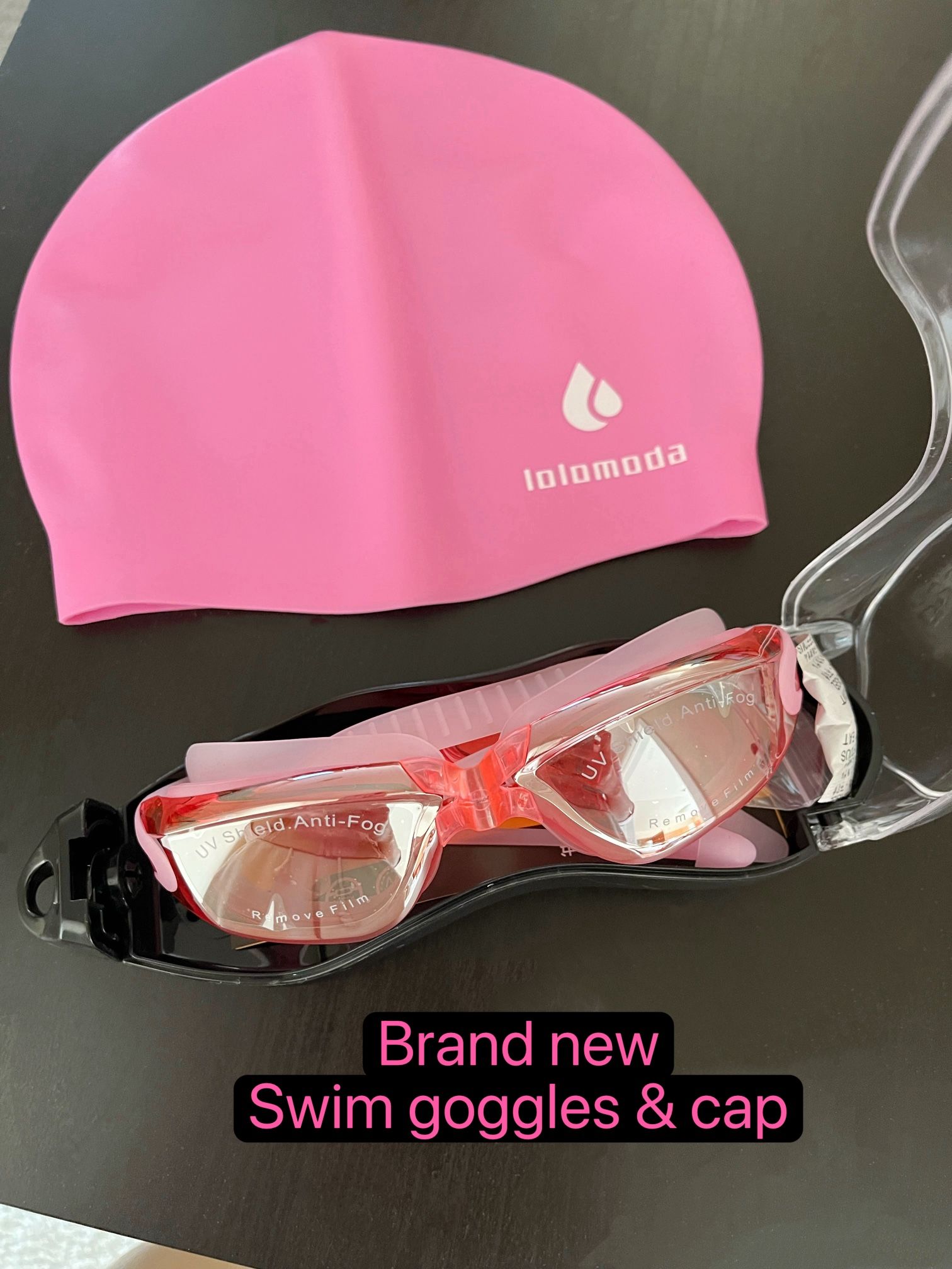 Swim Goggles & Swim Cap