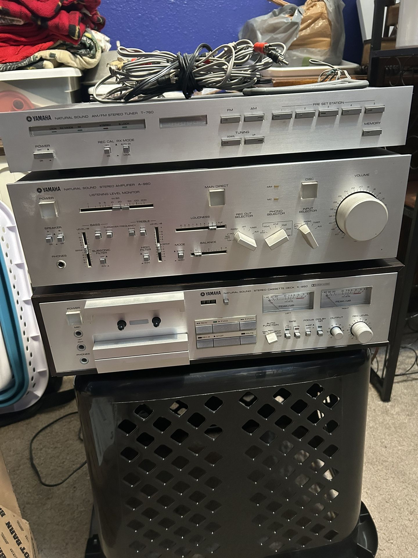 Vintage Yamaha Stereo System 