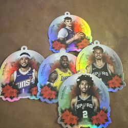 Cooper Flagg Topps Holiday Ornament Card +4