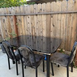 Black dining Table
