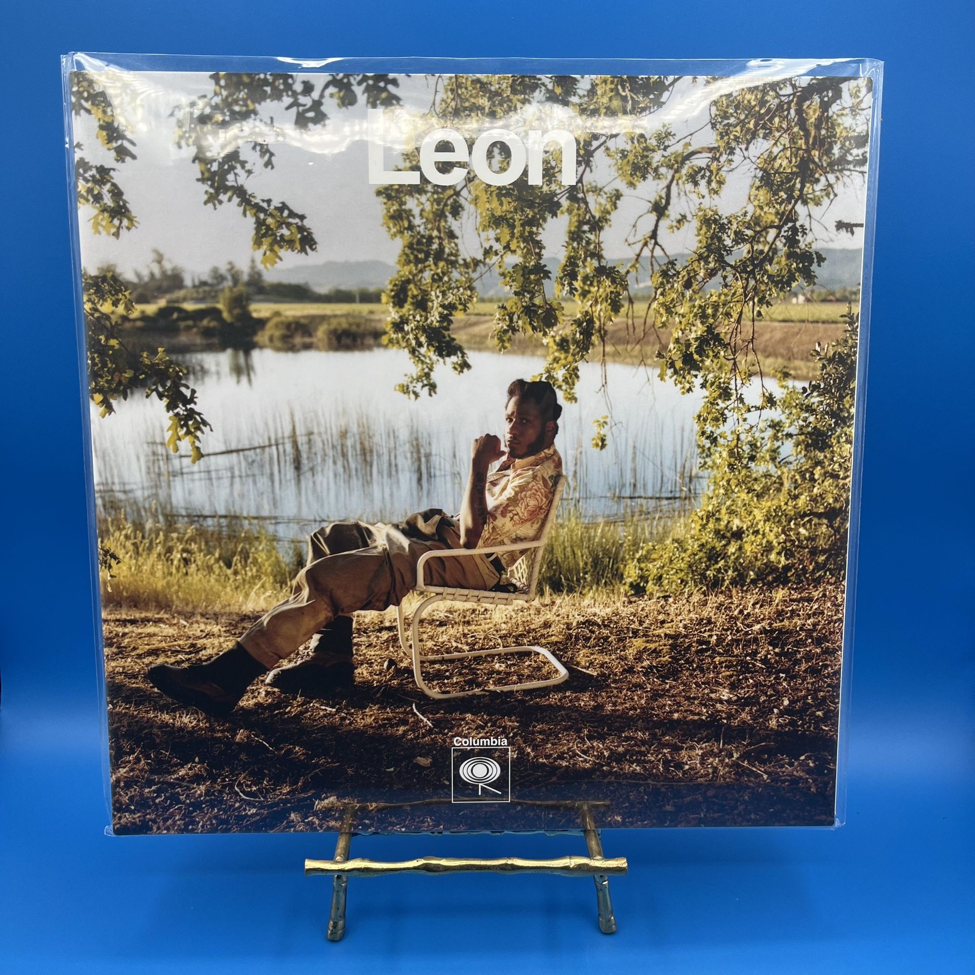 Leon Bridges 'Leon' Yellow Green Orange Splatter Vinyl Limited Edition /500