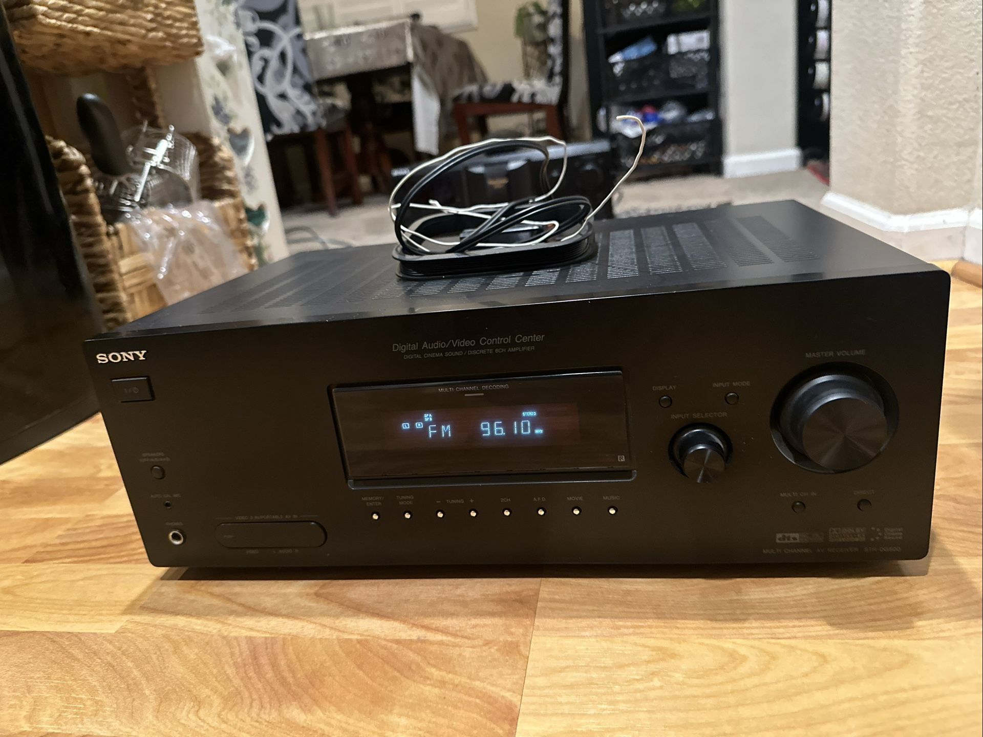 Sony AV Receiver STR-DG500 Control Center Black