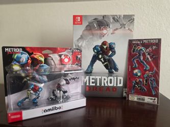 Metroid Dread: Special Edition, Amiibo and  Exculsive decals