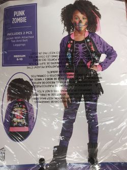 Halloween costume punk zombie