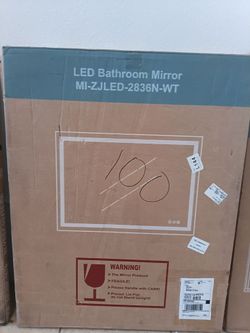 LED bathroom mirror