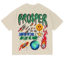 Supreme Hellstar FLAME TEE - CREAM