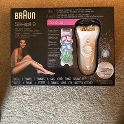 Braun Silk-epil 9 ~ Epilator + Shaver + Trimmer + Exfoliator + Massager