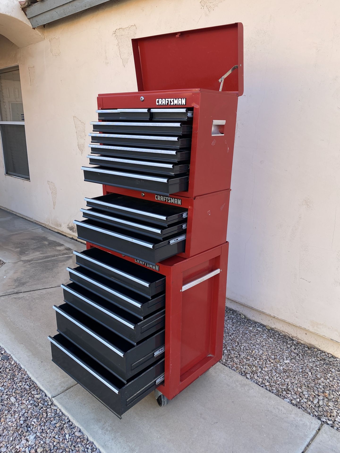 Craftsman Tool Box 65”H 26.5”W 18”D For Sale