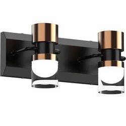 Bathroom Light Fixtures 12 inch LED Vanity Lights Refined Crystal Clear Cylinder Design Lampshade Bl