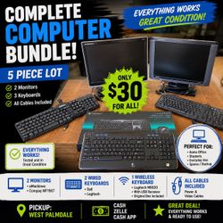 💻 COMPUTER EQUIPMENT LOT – EVERYTHING WORKS! – $30 FOR ALL!