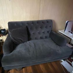 Navy Blue Sofa 