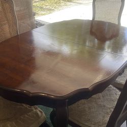 Table and chairs  with hutch