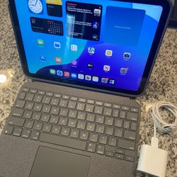 Apple iPad 10th Generation 64gb Blue Wi-Fi + Cellular With Case/keyboard And Apple Pencil 2 