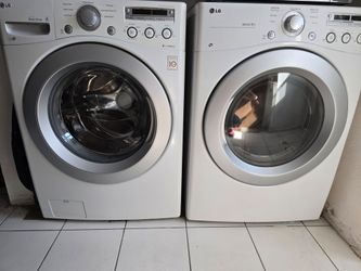 LG Front-Load Washer & Matching Dryer Set (Fully Functional)