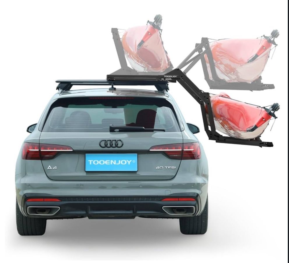 TOOENJOY Elevate Lift Assist Roof Rack, SUV Bike Kayak Carrier Elevating Assist