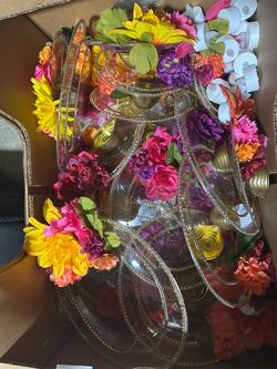 Mehndi/floral plates