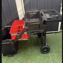 CRAFTSMAN – 22-Inch Rolling Tool Box with Wheels, Black, Plastic