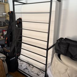 Twin Mattress + Metal Bed Frame