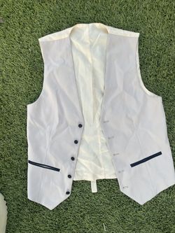 men’s brown suit vest 