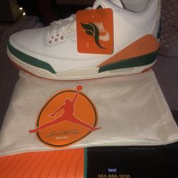 Air Jordan 3 Retro SP SoleFly Miami Size 10