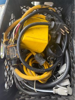 Mixed Lot of RV Heavy Duty Extension Cords, Price is For All