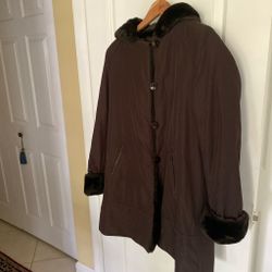 Marc New York Brown Women Coat Size s