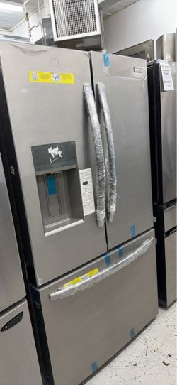 Gallery 36 in. 28 cu. ft. Standard Depth French Door Refrigerator in Smudge-Proof Stainless Steel with Dual Ice Maker