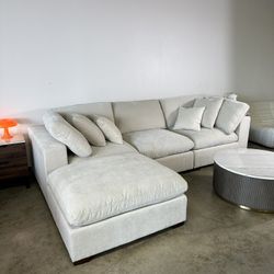 NEW Modern Modular Cloud Sofa Chaise Sectional — FREE Delivery 
