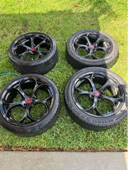 Alfa Romeo Rims w/ good condition tires! TAKING REASONABLE OFFERS