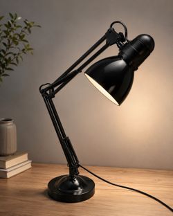 Modern black table lamp