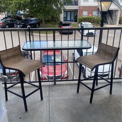 Balcony Chairs and Table 