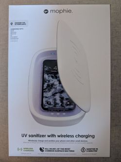 Mophie UV Phone Sanitizer with Wireless Charging